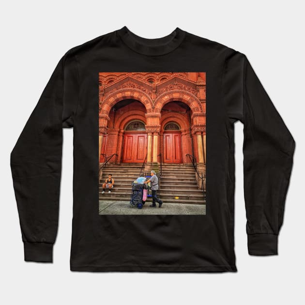 Harlem, Manhattan, NewYork City Long Sleeve T-Shirt by eleonoraingrid